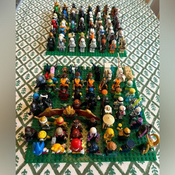 Lego Other - LEGO Minifigure Assortment and Base Plates